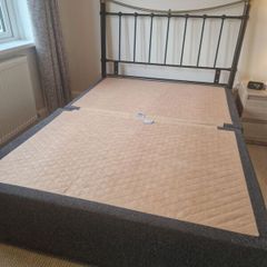 Double 4ft 6 divan bed base with drawers and headboard