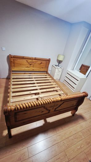King Size bed frame  mattress, and Double bed with mattress, first see will buy