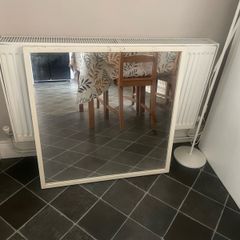 ikea square white mirror