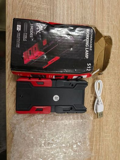 PowerLite: Mini Portable Power Bank with Built-In LED Flashlight for On-the-Go Charging & Emergency Lighting
