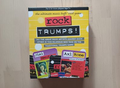 Rock Trumps Family Music Trivia Card Game