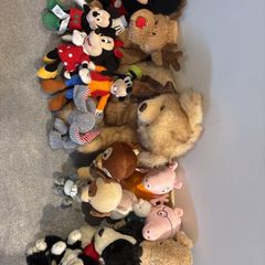 Collection of soft toys