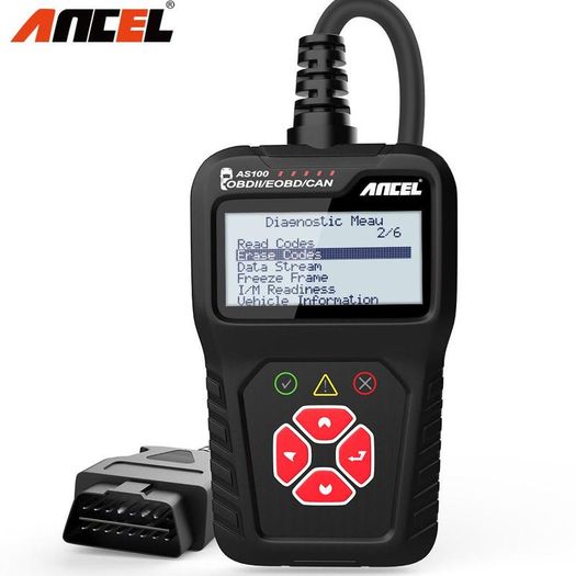 Ancel AS100 OBD OBD2 Obd2 Scanner Car Automotive Scanner Engine Analyzer Tool Code Reader Obdii Diagnostic Tool PK ELM327