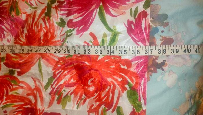 Damart white and pink floral summer dress M L Postage included