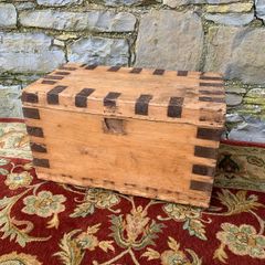 Antique Pine Blanket Box.