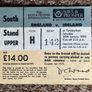 Very Rare 1990 England v Ireland - 5 Nations Programme & Match Ticket Image 3