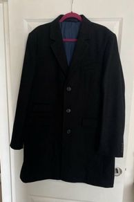 Coat Mans Black Coat
