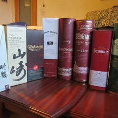 Whiskey Boxes x 8, Irish, Scottish, Japanese (price is for set)