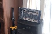 Yamaha Stagepas 300 Pa With Mixer Amp and Speakers Plus Pair Of Hercules Speaker Stands.