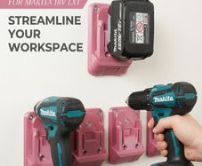 Makita Wall Mounts / Holders for Battery and Tools (18V/14.4V LXT)