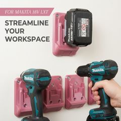 Makita Wall Mounts / Holders for Battery and Tools (18V/14.4V LXT)