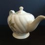 Beautiful Vintage English Made Teapot with a Lovely Whorled Pattern and a Blousy Floral Motif Image 5