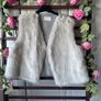 gilet grey fake fur front cropped gilet size X-Large savida Image 8