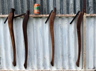 4 Old table legs