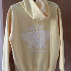 New Lemon White Fox Hoodie  XXS