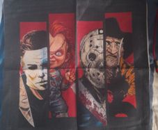 brand new horror pillow case covers 18x18 cm