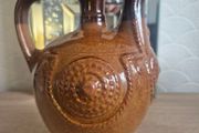 Vintage Bulgarian Troyan Ceramic Pitcher / Jug (1980s)