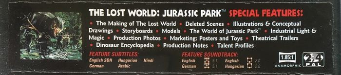 Jurassic Park Trilogy Boxset [1993-2001] [3xMovie DVD]
