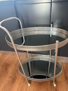Chrome Drinks Trolly