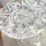 Is  2 crystal Vases-  Antique American Brilliant Cut Glass Trumpet Vase     8 and 1/2 inches tall 65.00 euro.-- the other one 6 inches Flower Vase Pompeii Collection by Waterford Crystal 32.00 euro. Image 4