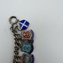 Vintage Sterling Silver Travel Shield Place Name Souvenir Charm Bracelet - 33 Charms from UK and Europe - Approx 55g Image 4