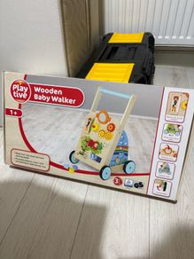 Brand new wooden baby walker