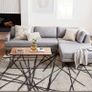 Rugs Living Room Large Modern Soft Area Rug Modern Simple Style Short Pile Beige pattern Carpet 80 x 120 cm (FREE POSTAGE) Image 2
