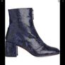 Whistles - Rowan Leather Zip Front Boots - Blue Black - UK 5 - RRP 285 Image 2