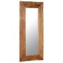 Cosmetic Mirror 50x110 cm Solid Acacia Wood Image 2