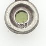 Vintage 925 Sterling Silver & Peridot Pendant Charm Image 5