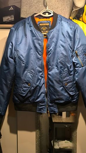 Unisex Padded bomber jacket Navy Blue
