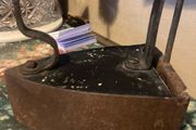 Antique coal iron free postage