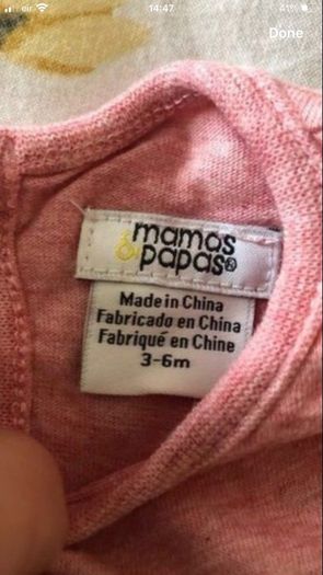 Girls teeshirt 3/6 mths