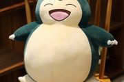 Pokemon Snorlax Laughing Plush Stuffed Toy 25cm