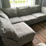 Grey Corner Sofa with Chaise - good condition Image 2