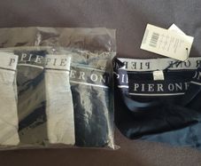 pier one 5 five medium black grey boxers shorts