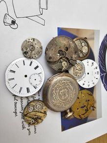 Vintage Watchmaker Parts lot