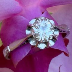 Antique Art Deco Diamond Solitaire Ring
