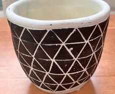 New Black&Cream Indoor Plant Pot