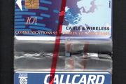 1993 Ireland 10 unit Communications '93 fair, sponsored by Cable &amp; Wireless Strip of 14 (Gemplus GEM1) Call Card Mint in Packaging