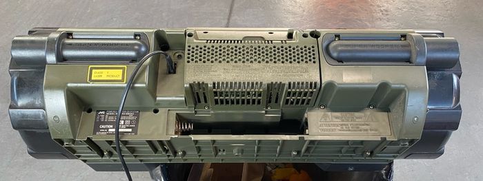 Vintage Dark Green JVC Boombox CD System RV-B90AG