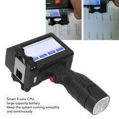Handheld Printer Multi-language Compact Portable HD Inkjet Printing Machine QR Code Production Date for Bottle Caps Plastic Packaging