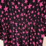 Scamp & Dude black pink stars tie neck maxi dress size 10 Image 6