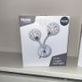 2 Brand New Chrome Gem Ball Wall Lights from Woodies Image 3
