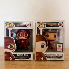 Flash & Flash Unmasked Set - SDCC - DC - Funko Pop