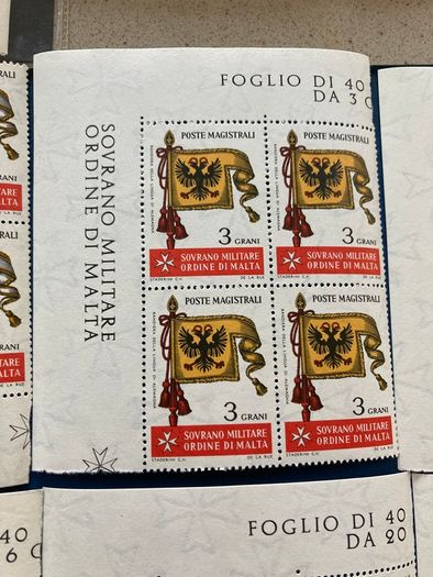 Malta 1967 stamps Full Set Block of 4 Lot