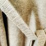 Massimo Dutti Wool and Cashmere Knit Dress Beige Belted Dress Size M Image 6