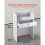 Reception Desk, 60 cm Rectangular Front Counter Table, Modern Office Reception Desk with Drawer, Small Minimalist Retail Counter Table Image 2