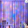 Curtain Fairy Lights Waterproof, 3mx3m 300LED Fairy Lights with 8 Modes Remote Control Timer Adjustable Brightness, Curtain Light Plug in for Bedroom, Garden, Party, Wedding, Christmas MULTIPLE COLOURS AVAILABLE (FREE POSTAGE) Image 2