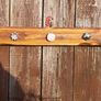 Rustic Oak stove mantle / shelf / coat rack Image 2